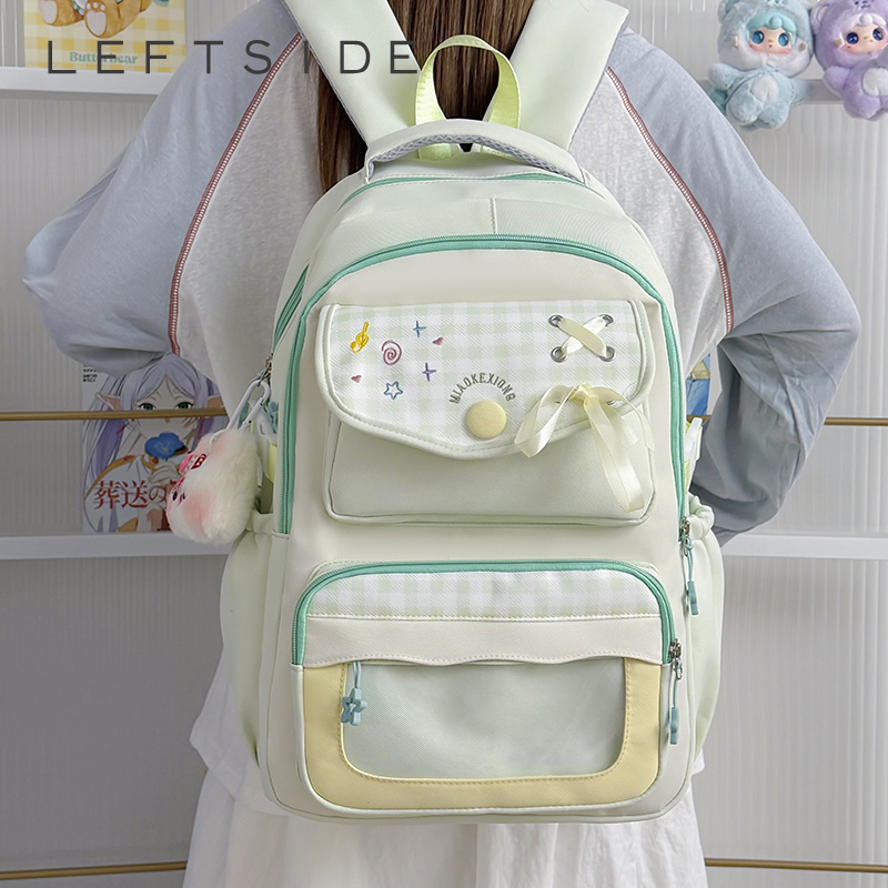 Women Bags 2026 Trends - Mochila con Lazo a Cuadros de