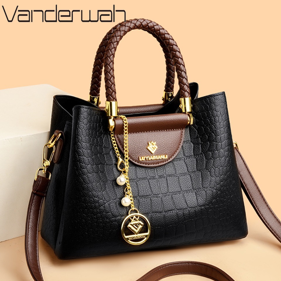 Women Bags On Sale - Bolso de mano informal de cuero