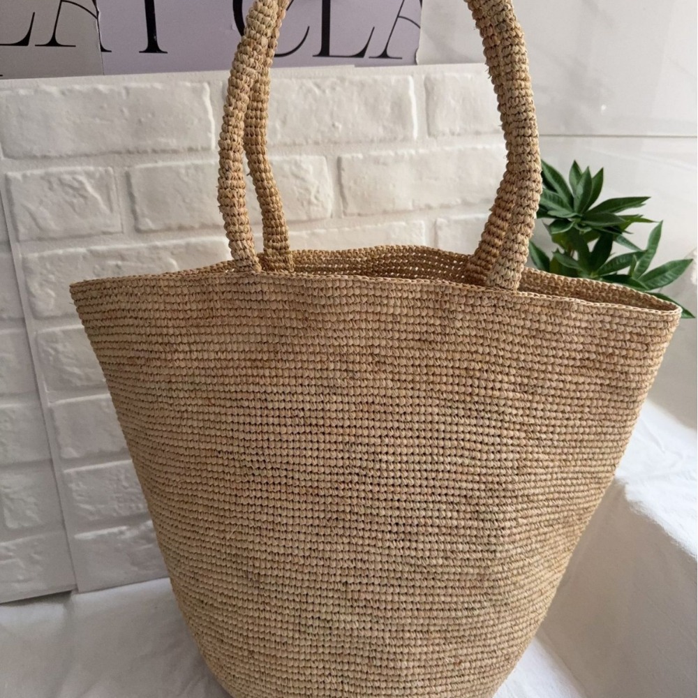 Women'S Raffia Bags - Nuevo Bolso de Rafia de Alta