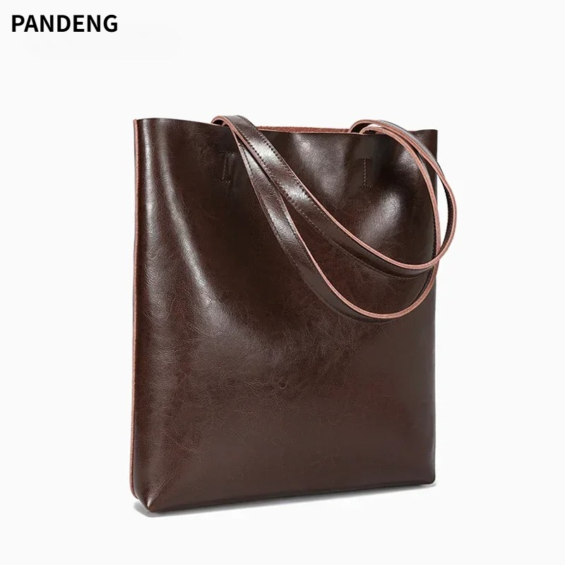 Bolsos de Cuero Vacuno Natural - Women Hand Bags For Office reseña y precio