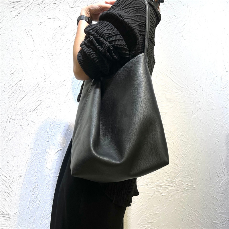 Bolso de hombro de cuero genui - Women Hand Bags For Office reseña y precio