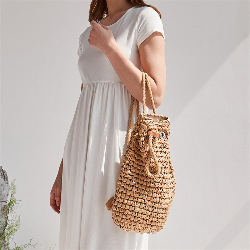 Mochilas informales de paja pa - Women'S Raffia Bags reseña y precio
