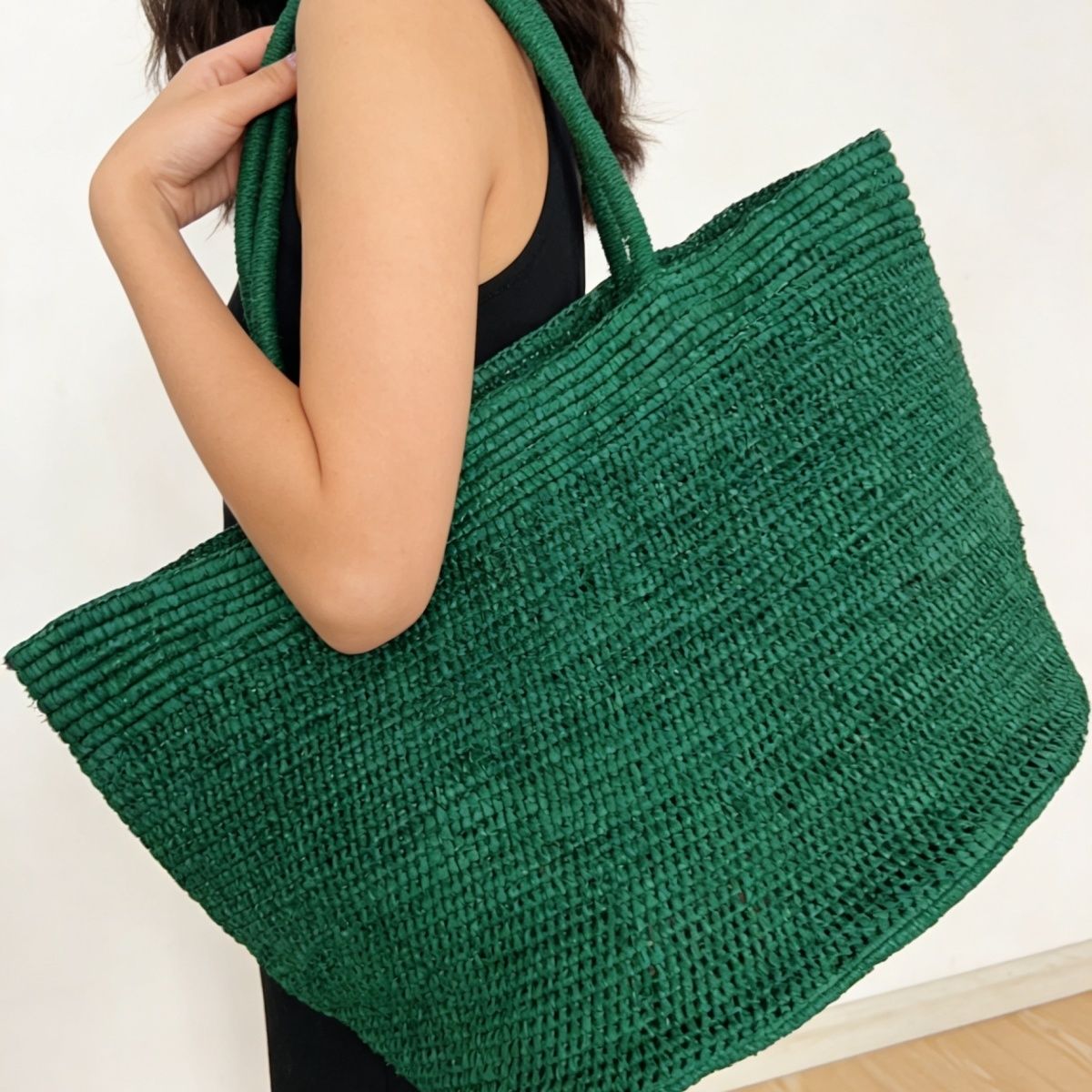 Bolso de Hombro Grande de Rafi - Women'S Raffia Bags reseña y precio