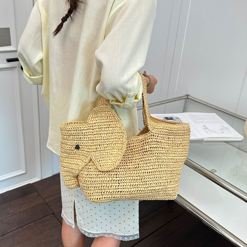 Bolso de Mano de Rafia Tejido  - Women'S Raffia Bags reseña y precio