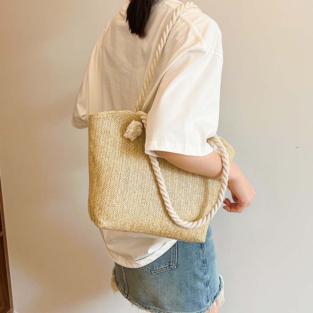 Nuevo bolso de playa de verano - Women'S Raffia Bags reseña y precio
