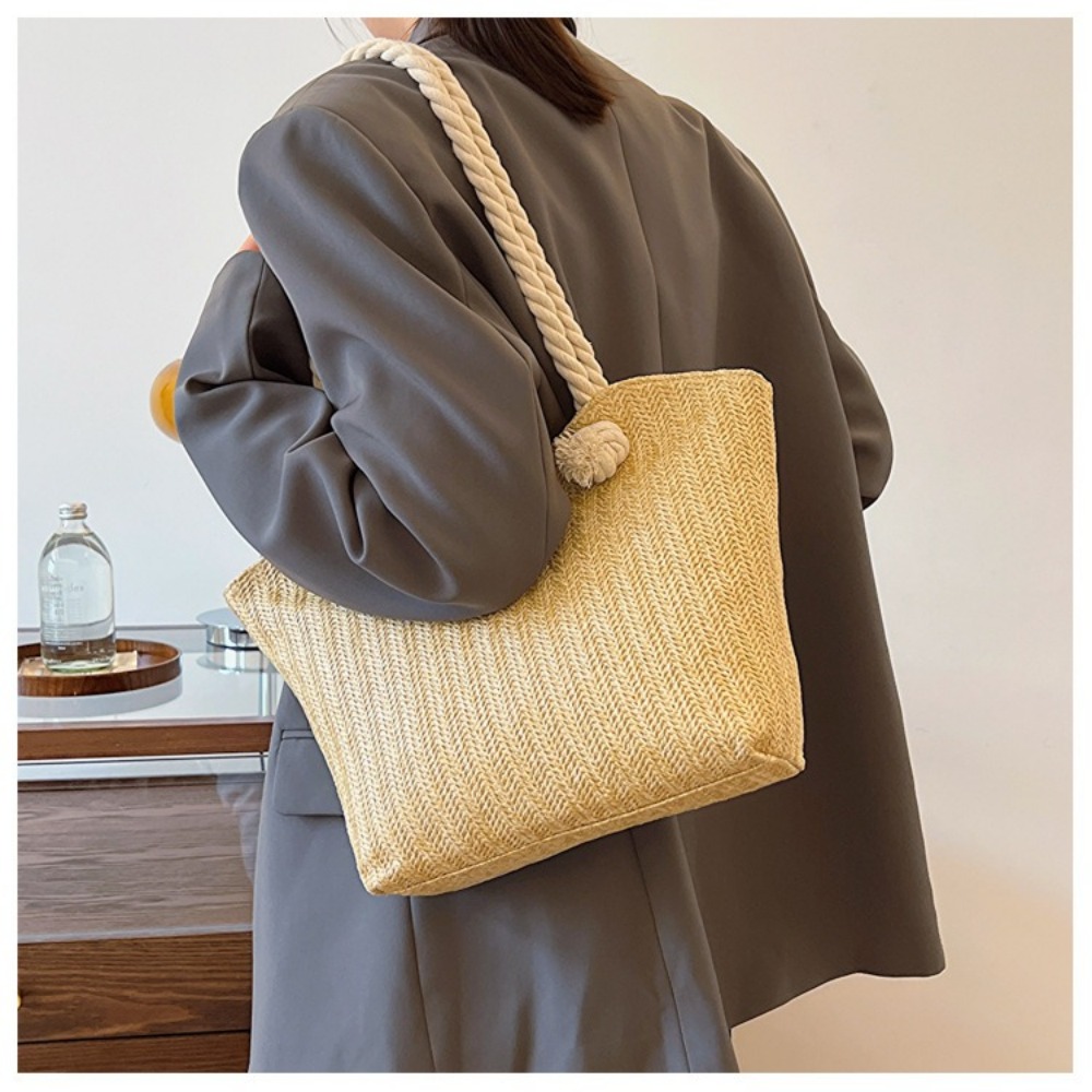 Nuevo bolso de playa de verano - Women'S Raffia Bags reseña y precio