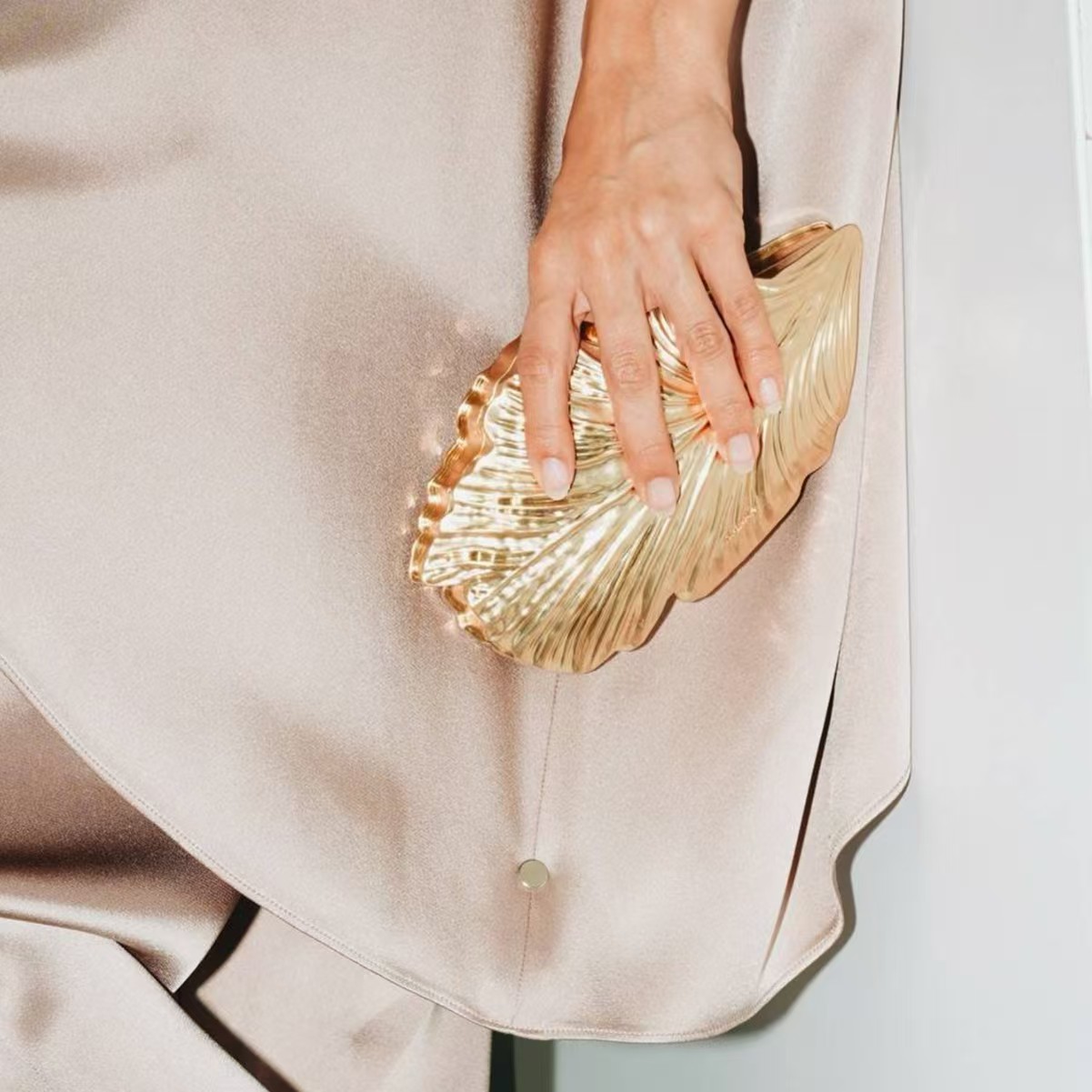 Bolso de Mano de Lujo Dorado c - Women'S Young Bags reseña y precio