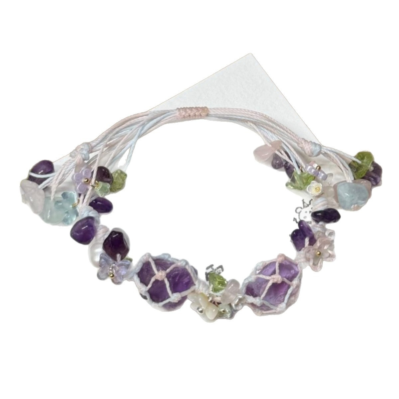 Pulseras de Cristal Morado Aju - Women Hand Bags For Office reseña y precio