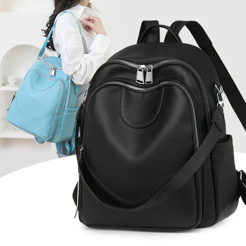 Mochila de cuero de gran capac - Women Bags Ru reseña y precio