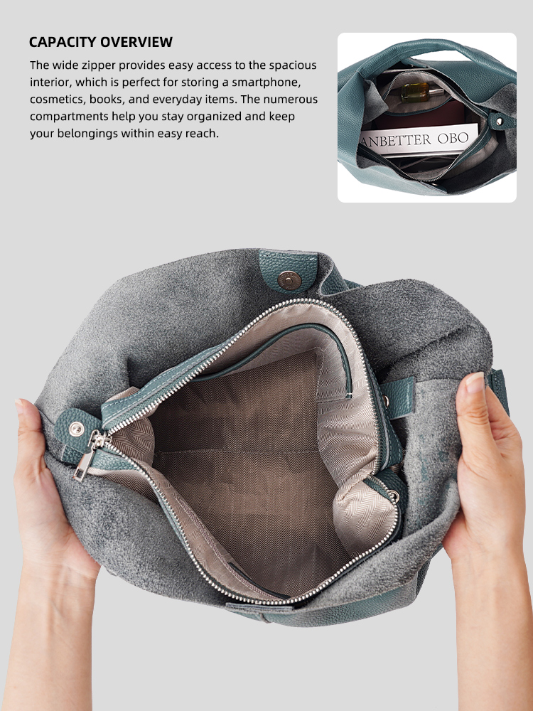 Bolso de mano grande de cuero  - Women Bags 2026 Trends reseña y precio