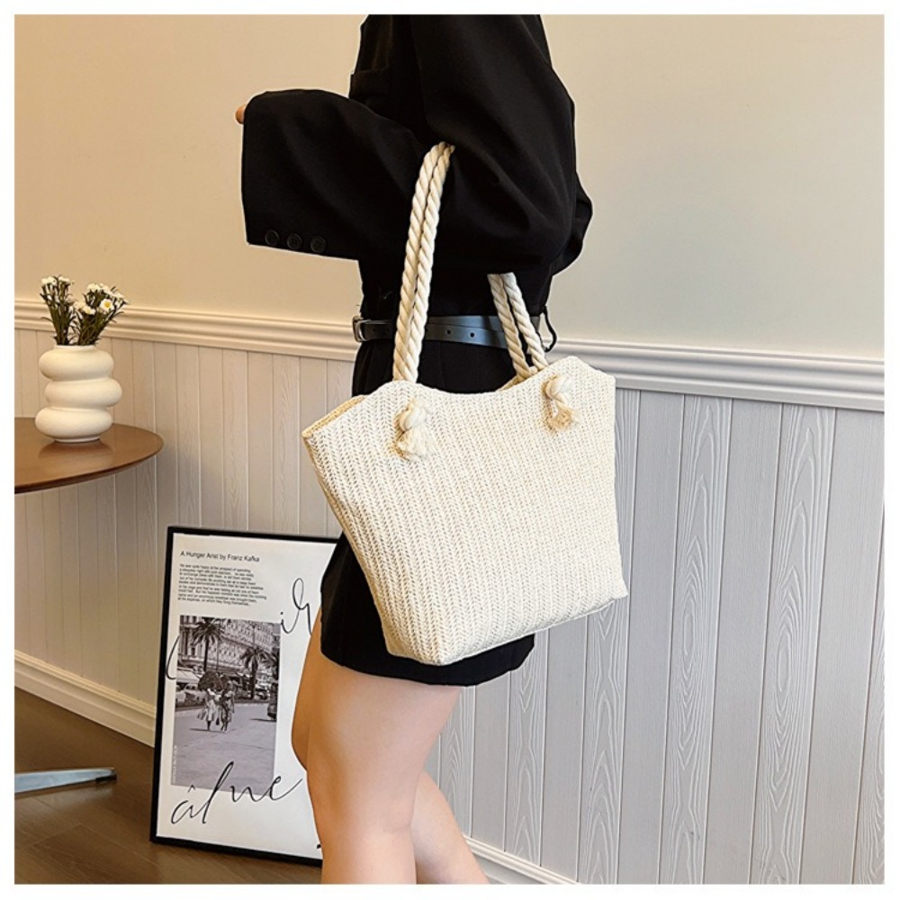 Bolsa de Playa de Verano, Gran - Women'S Raffia Bags reseña y precio