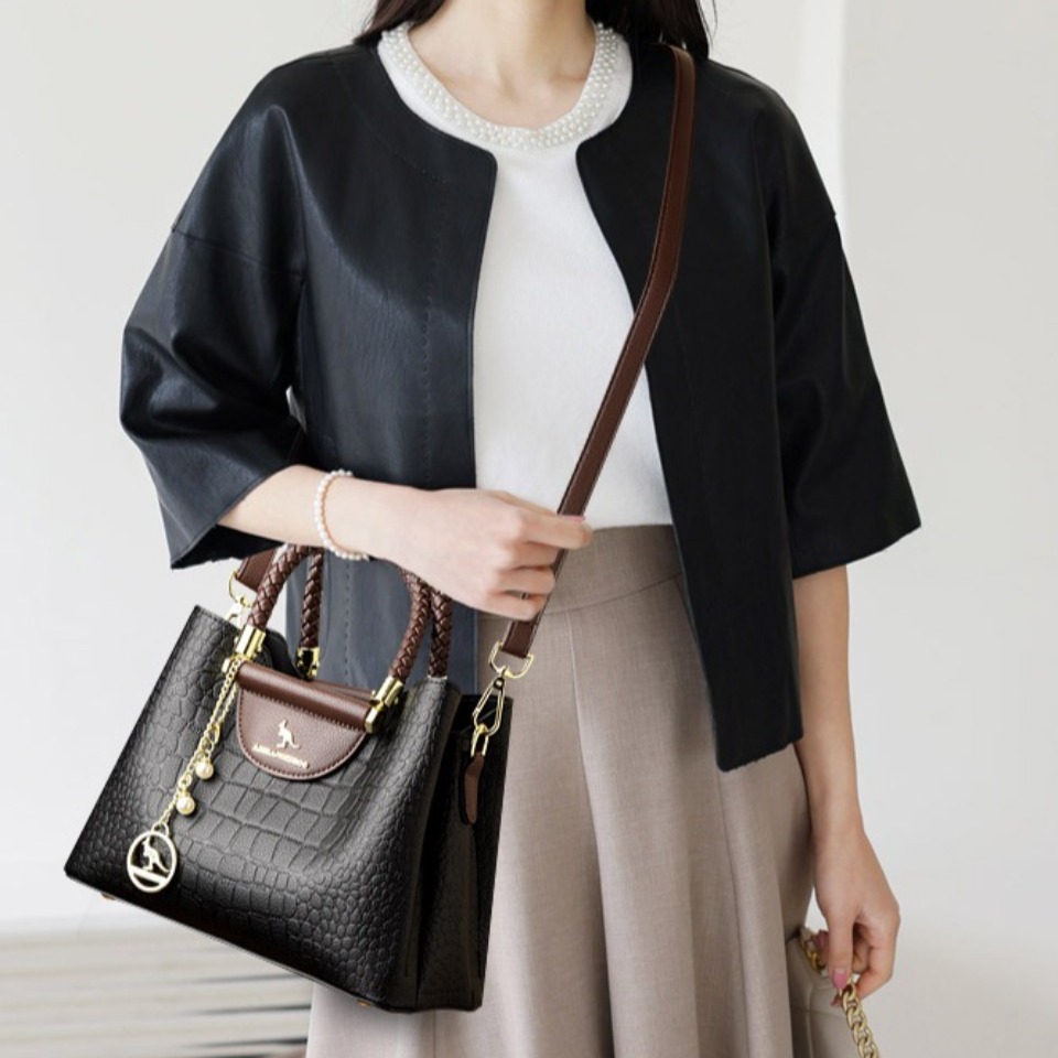 Bolso de mano informal de cuer - Women Bags On Sale reseña y precio