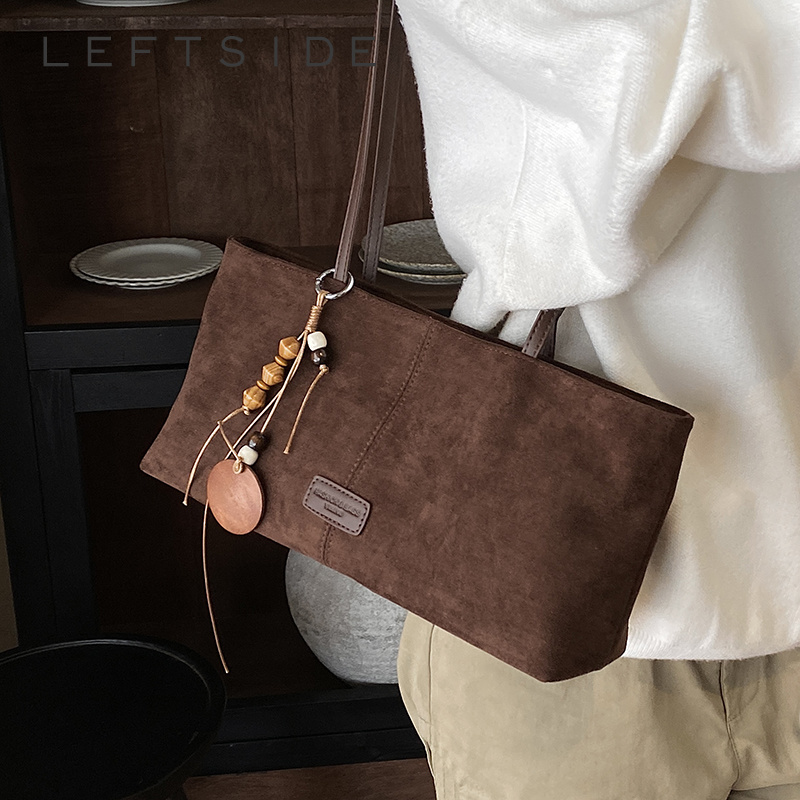 Bolso de Hombro Retro de Gamuz - Women Bags 2026 Trends reseña y precio