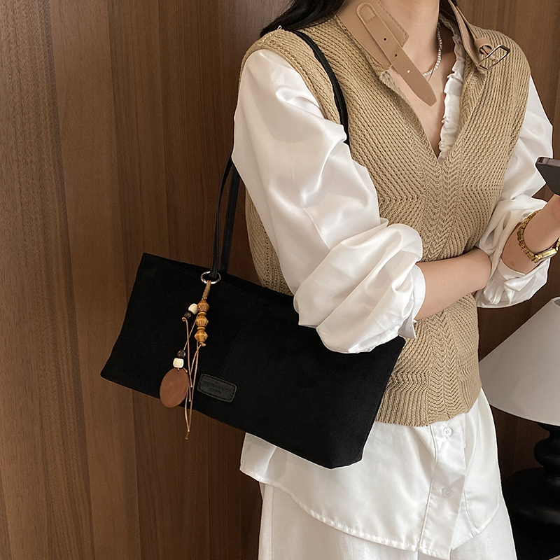 Bolso de Hombro Retro de Gamuz - Women Bags 2026 Trends reseña y precio